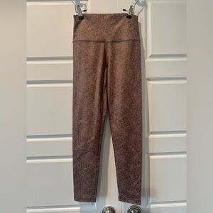 OFFLINE by Aerie high-waisted leggings brown speckled print Women’s size small
